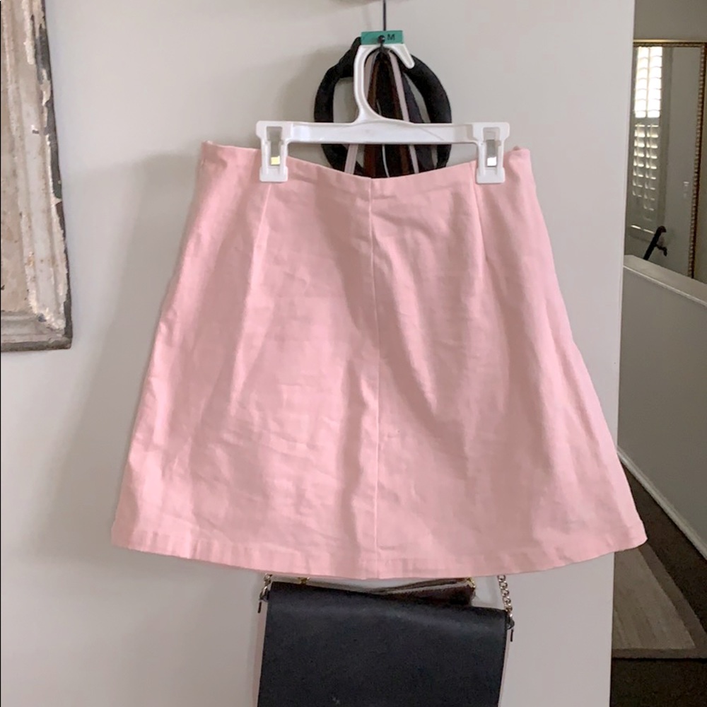 Pink High Waisted Skirt